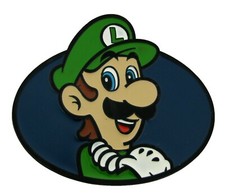 Luigi Nintendo Super Mario Brothers Metal Belt Buckle Officially Licensed