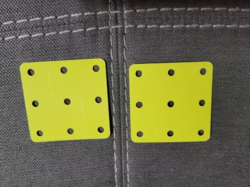 1977 Riviton 300 Master Set-Game Parts- 2 yellow 3x3 hole panels only! FOR PARTS