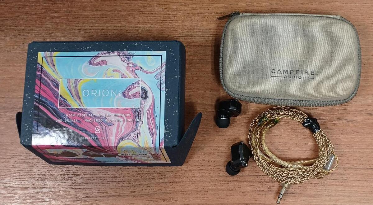 Campfire Audio ORION CAM-4945 IEMs Earphones with Box - High Campfire Audio ORION CAM-4945 IEMs Earphones with Box - High