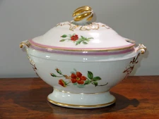 Outstanding Old Paris Porcelain Limoges Large Soup Tureen