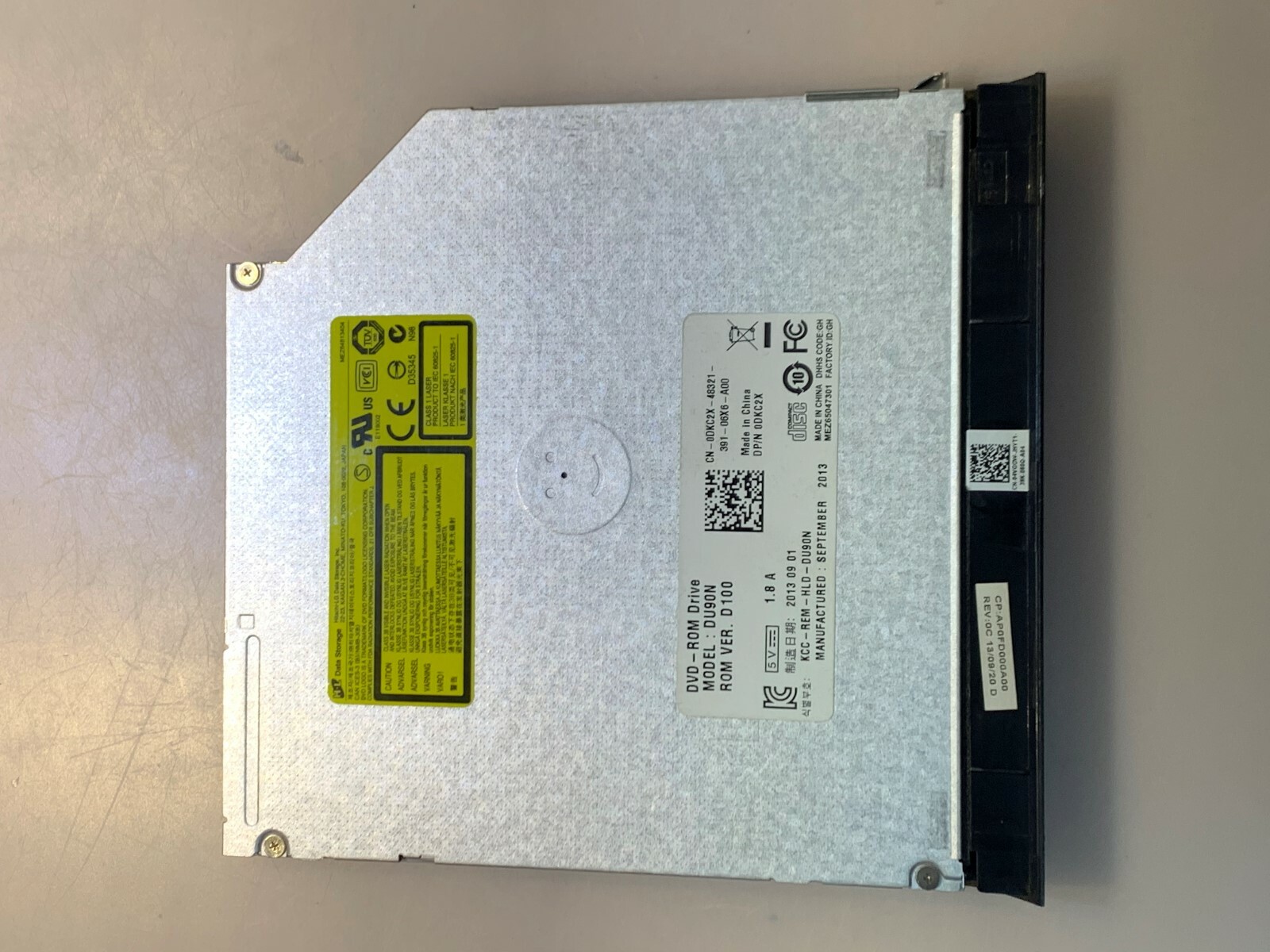 🔆 Dell Latitude E6430 ATG E6430 DVD drive + Bezel + lock 0DKC2X 0NC1H1