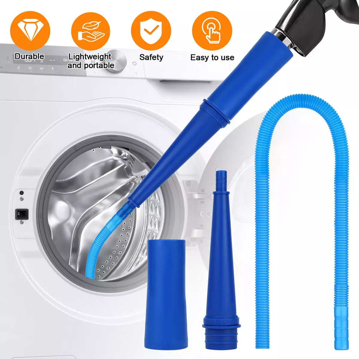 Sealegend Dryer Vent Cleaner Kit Vacuum Hose Attachment Brush Lint Remover  Power Washer and Dryer Vent Vacuum Hose