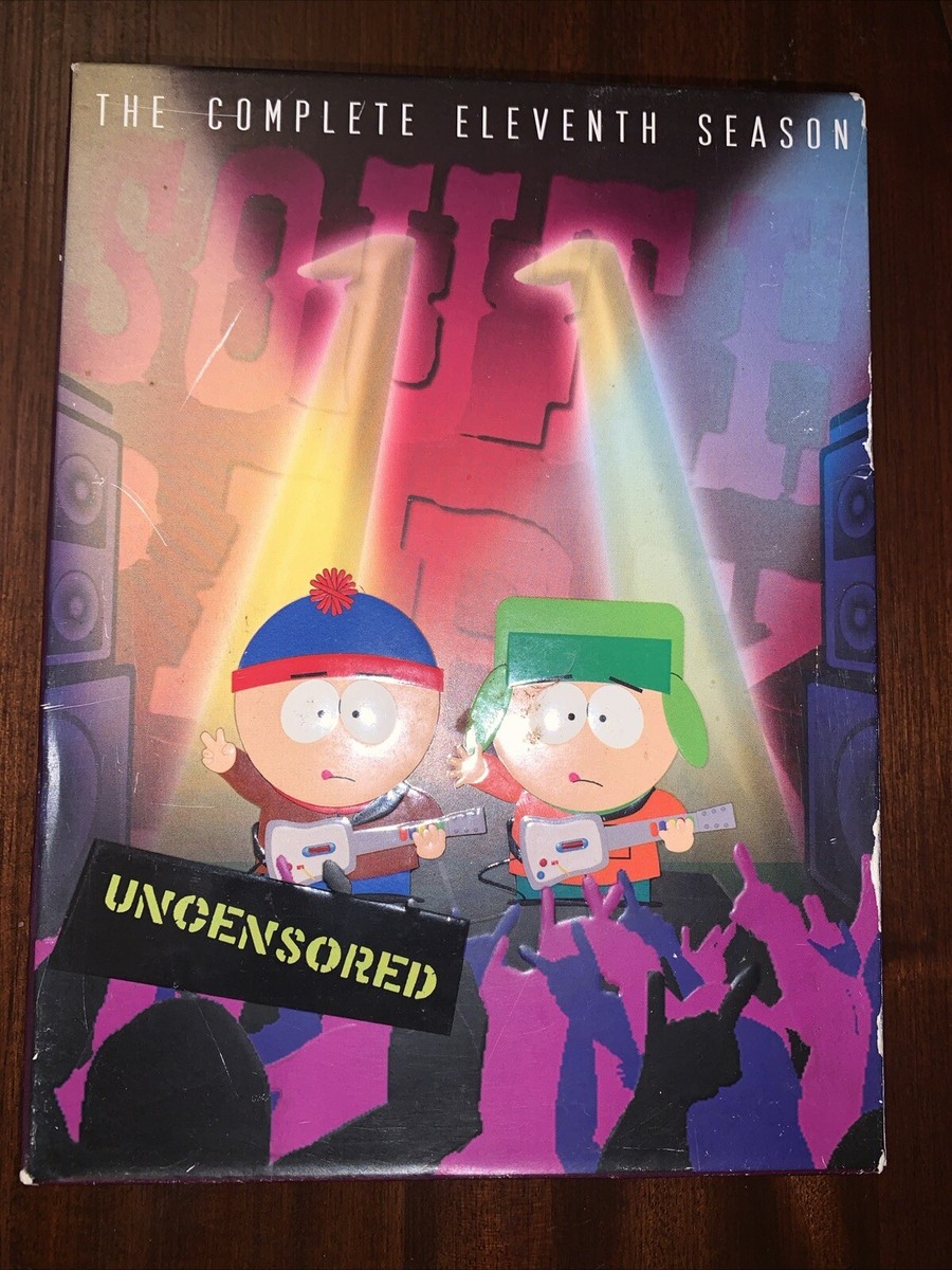 South Park Season 11 - DVD - 3 Disc Set - Slip Cover - EX/EX