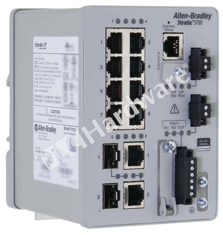 Allen Bradley 1783-BMS10CGA Ser A Stratix 5700 10-Port Managed