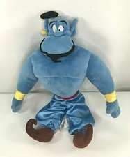 Disney Store Aladdin Movie Character Blue Genie Doll Stuffed Plush 18"