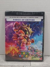 The Super Mario Bros. Movie (4K Ultra HD, Blu-ray, 2023) NEW, Chris Pratt