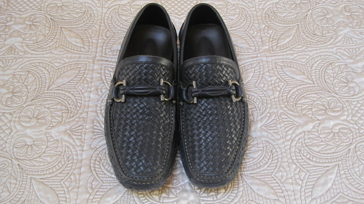 Ferragamo clearance woven loafers