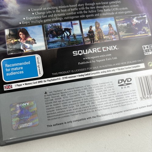 Final Fantasy X-2 Platinum Edition PlayStation 2 Game PS2 PAL With Manual - Picture 4 of 9