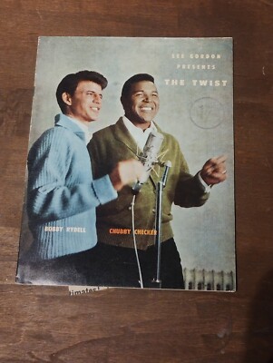 Lee Gordon präsentiert Bobby Rydell molliges Schachbrett The Twist Sydney 1962 plus Foto