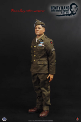 Soldierstory Ss059 1/6 Wwii Japanese Henry Kano 442nd Infantry