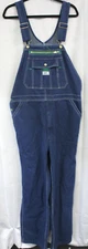 Liberty Overalls Bibs Mens Stonewashed Denim 38x32 New Relaxed Fit 14006 SW9