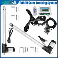 6000N Solar Tracking Tracker+2X18" Linear Actuators+Controller+Wind Speed Sensor