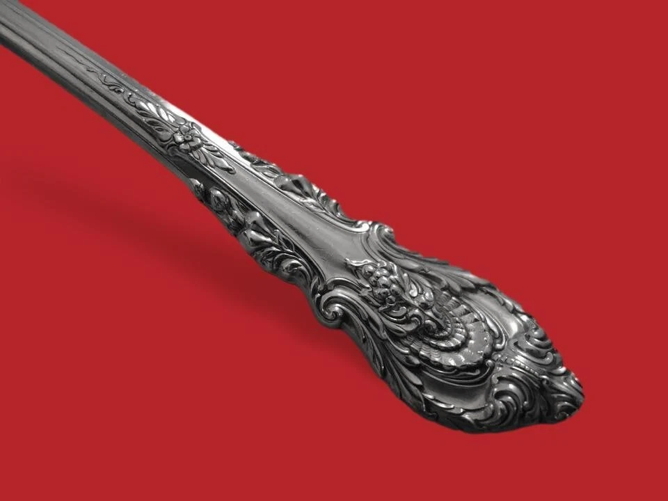 Juego de tenedores de cóctel Sir Christopher by Wallace de plata de ley 12 piezas 5 1/2" Foto 2 de 3