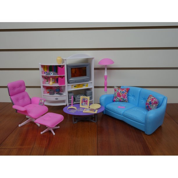 Living Room Amazon Barbie Doll Furniture Gloria Playset For Dolls