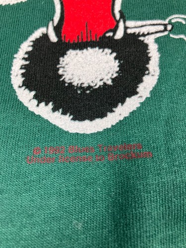 Vintage Tee Shirt Blues Traveler We'd Like To Thank Your Mom Green XL 1992 - Picture 6 of 6