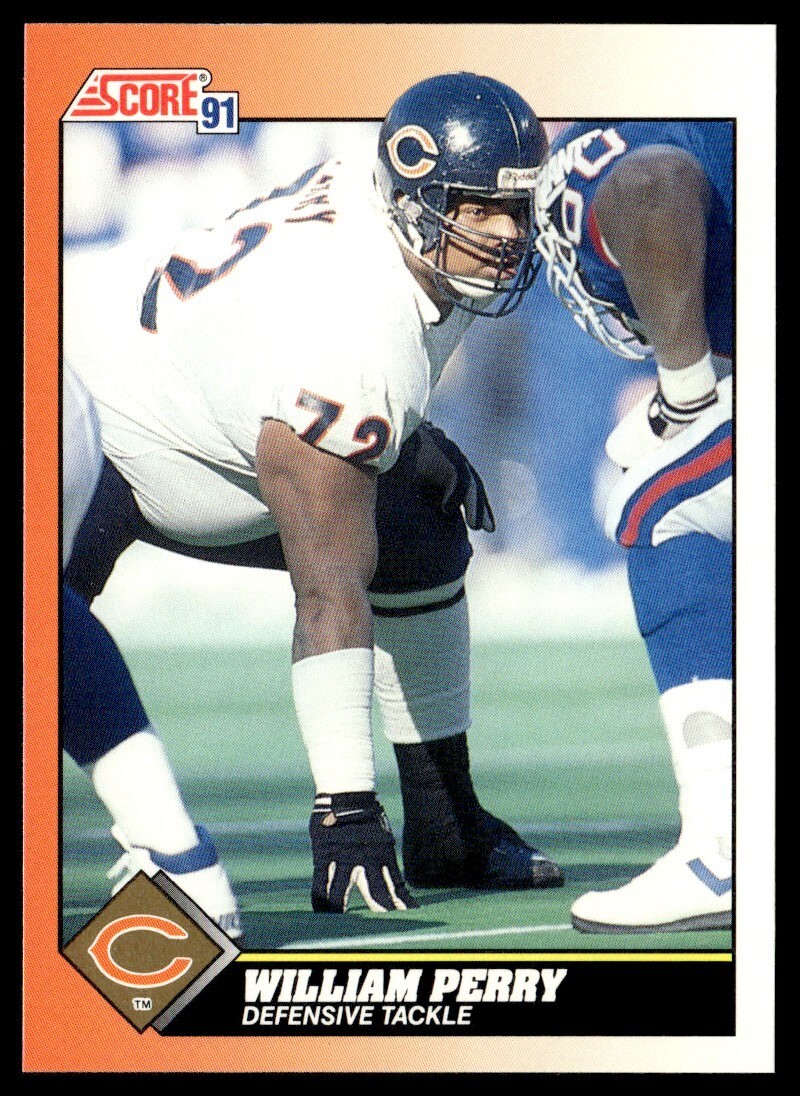 1991 Score William Perry Chicago Bears #390