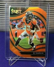 2020 Select Retail ORANGE FIELD LEVEL Die Cut K.J. HAMLER RC Broncos #367