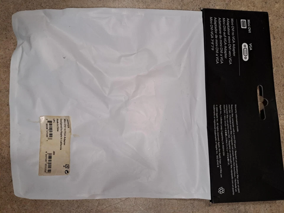APPLE MACBOOK MINI DVI TO VGA ADAPTER M9320G/A H3-4 - Image 3 of 4