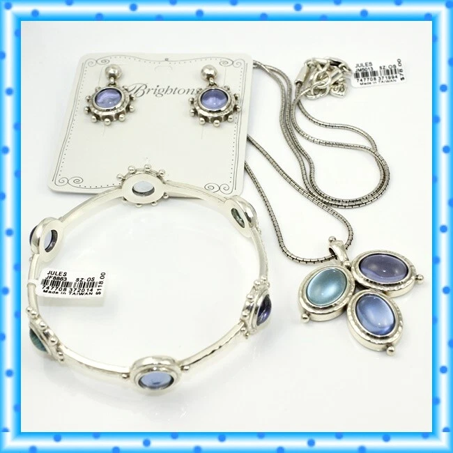 Brighton Jules Colgante Collar Pendientes Brazalete Pulsera Conjunto Nuevo con Etiquetas Bolsa $248 Nuevo con Etiquetas Foto 4 de 4