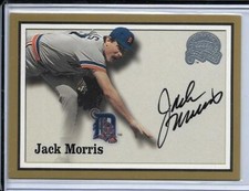 2000 FLEER GREATS OF THE GAME JACK MORRIS AUTOGRAPH SIGNED AUTO DETROIT TIGERS