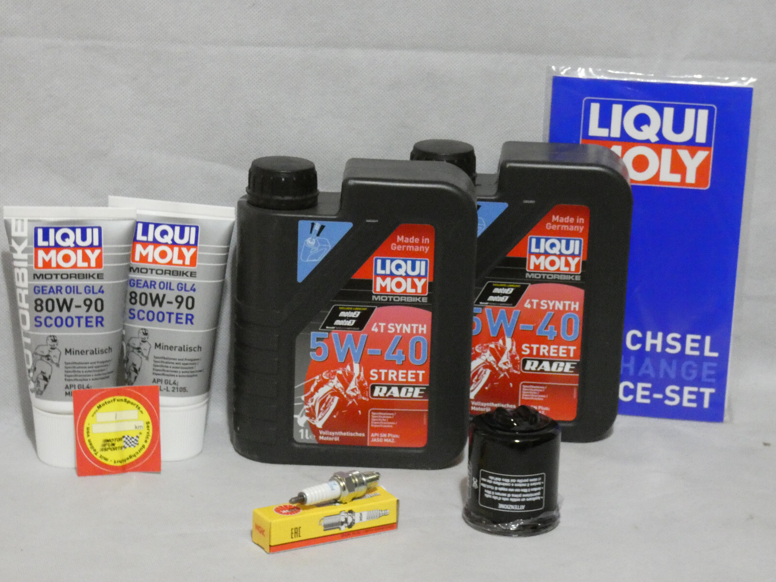 Maintenance Set Keeway Vieste 300 Oil Oil Filter Spark Plug Service Inspection
