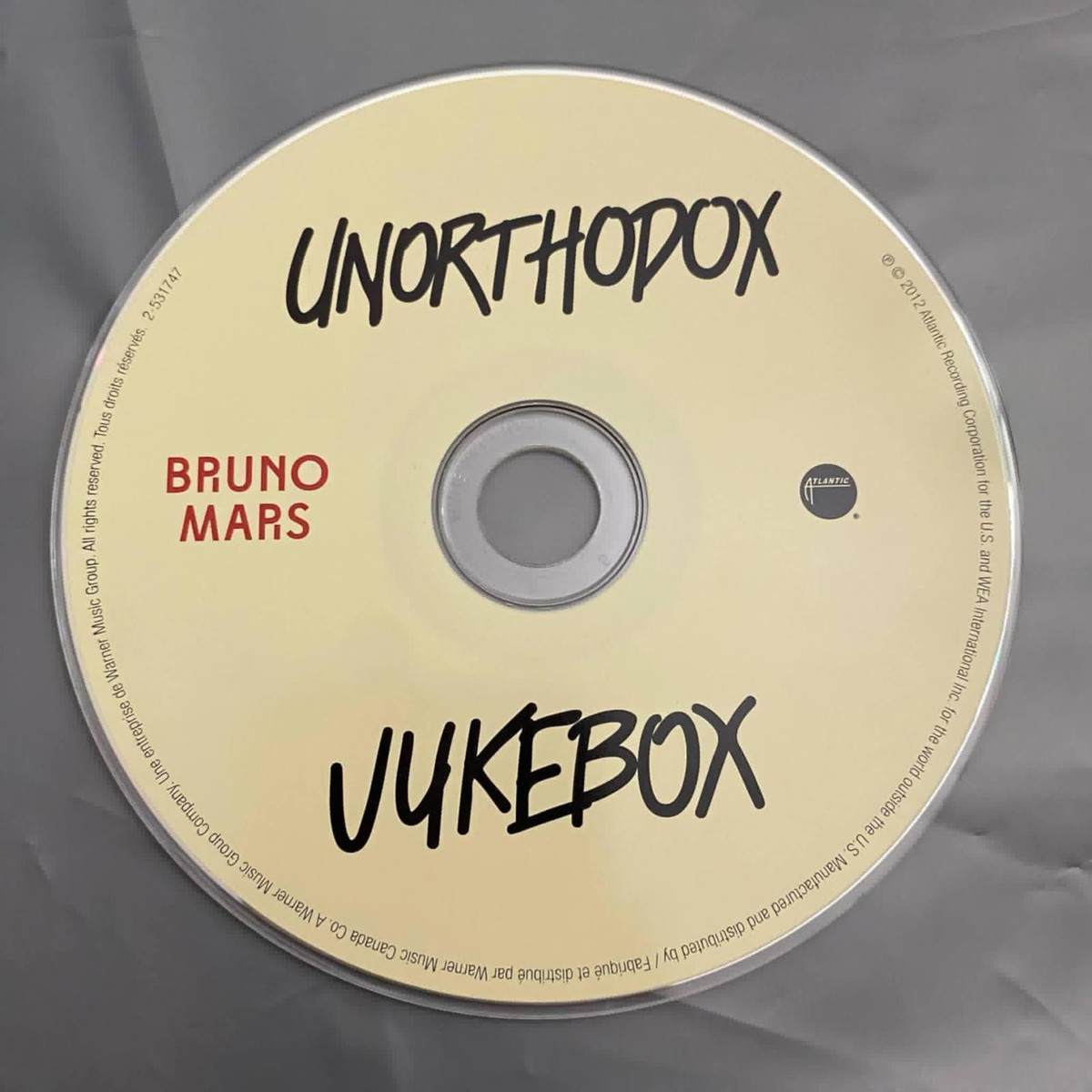 Bruno Mars - Unorthodox Jukebox CD R39 | eBay