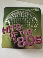 Forever Karaoke: Hits of the 80's 4 Disc Tin CD w/ Manual 34 Vocal Tracks