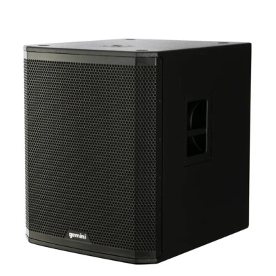 Gemini - ZRX-S18BT - 2400 Watt Professional Subwoofer With Bluetooth - Black