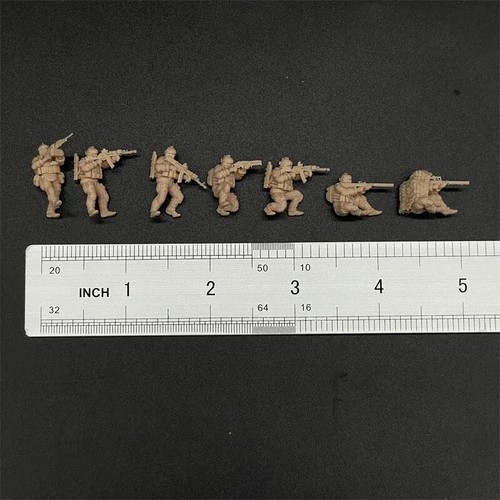 1/72 Scale Resin Model Special Sniper Group 7 Soldier Figures Military Miniature - 第 6/6 張圖片