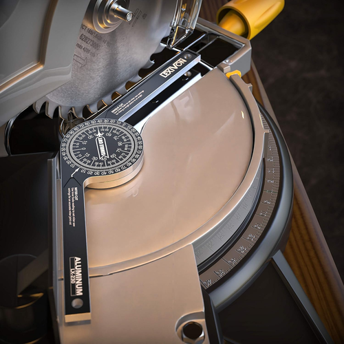 Aluminum Miter Saw Protractor | 7-Inch Rust Proof Angle Finder Featuring Precisi - Picture 6 of 12