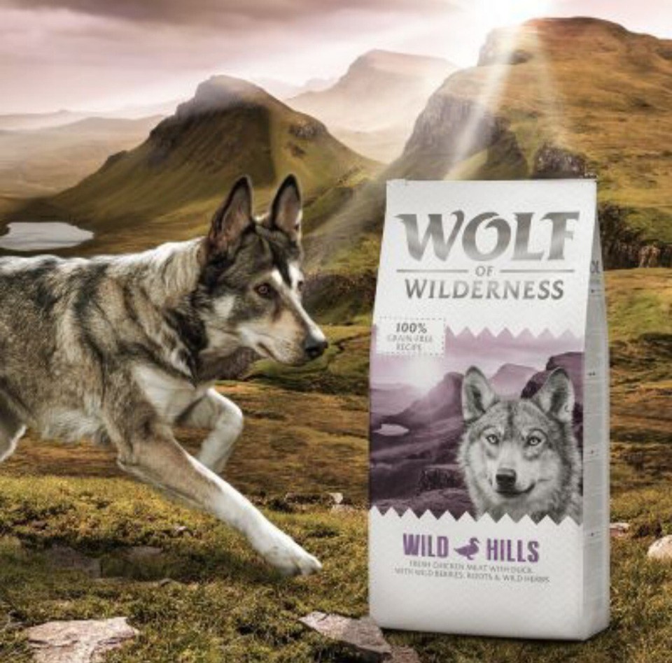 Wolf of Wilderness Wild Hills Adult Dry Dog Food Grain Free Chicken