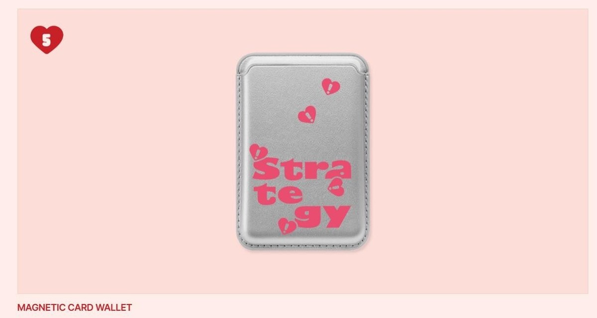 TWICE STRATEGY POP-UP In SEOUL OFFICIAL GOODS MD MAGNETIC CARD