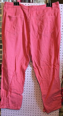 Shein Curve Size 4XL Pink Ripped Jeans