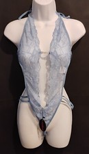 Sky Blue Teddy Lingerie L 