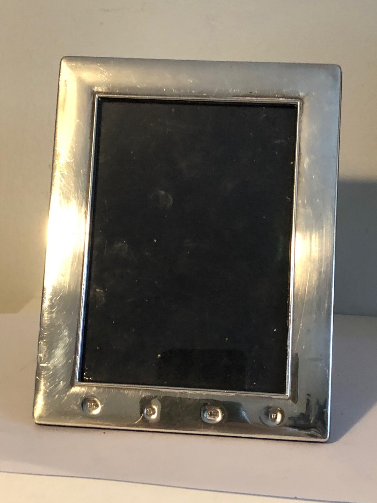 LOVELY UNUSUAL LARGE HALLMARKS LARGE 7" x 5" HALLMARKED SILVER PHOTO