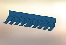 (2 Pieces) Dillon RL550, Slat-Wall Primer Pick-Up Tube Rack, Holds 16 Tubes