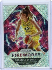 2021 Panini WNBA Prizm Basketball Fireworks Mojo Prizm #16 Breanna Stewart 12/25