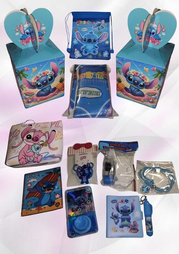 Stitch party favour packs or gift packs x 12 with Gift Bags FREE GIFT INCLUDED - Picture 2 of 4