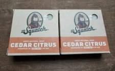 Dr. Squatch Natural Exfoliating Soap Bar, Cedar Citrus -5oz 2 Bars Included 