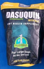 Nutramax Dasuquin MSM - Large Dogs - 150 Soft Chews - NEW