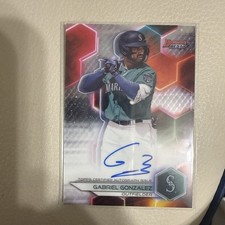 2023 Bowman's Best - Best of 2023 Autographs Gabriel Gonzalez #B23-GG Refractor