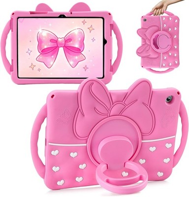Cute Hot Pink Case for Samsung Galaxy Tab A9 Plus 11'' 2023 & A11 Plus 2025 with