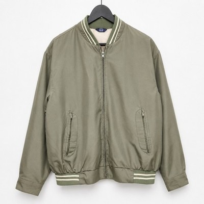 Premier Man Bomber Jacket Mens XL Khaki Vintage 1990s Retro Streetwear 