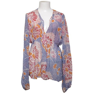 Lucky Brand, Bluse, Größe: XL, Blau/Pink/Orange, Blumen, Damen #4nk