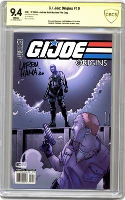 GI Joe Origins #10B Mutti Variant CBCS 9.4 Witnessed Sig Larry Hama 2009