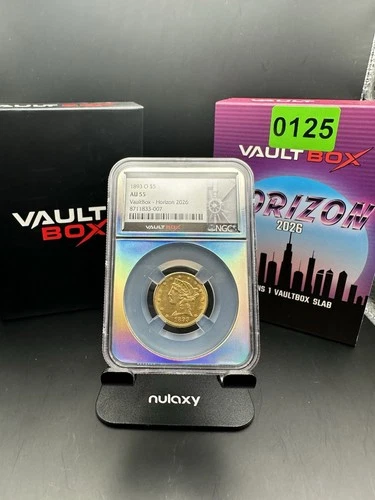 1893-O Liberty Half Eagle — photo from the most recent tracked eBay sale