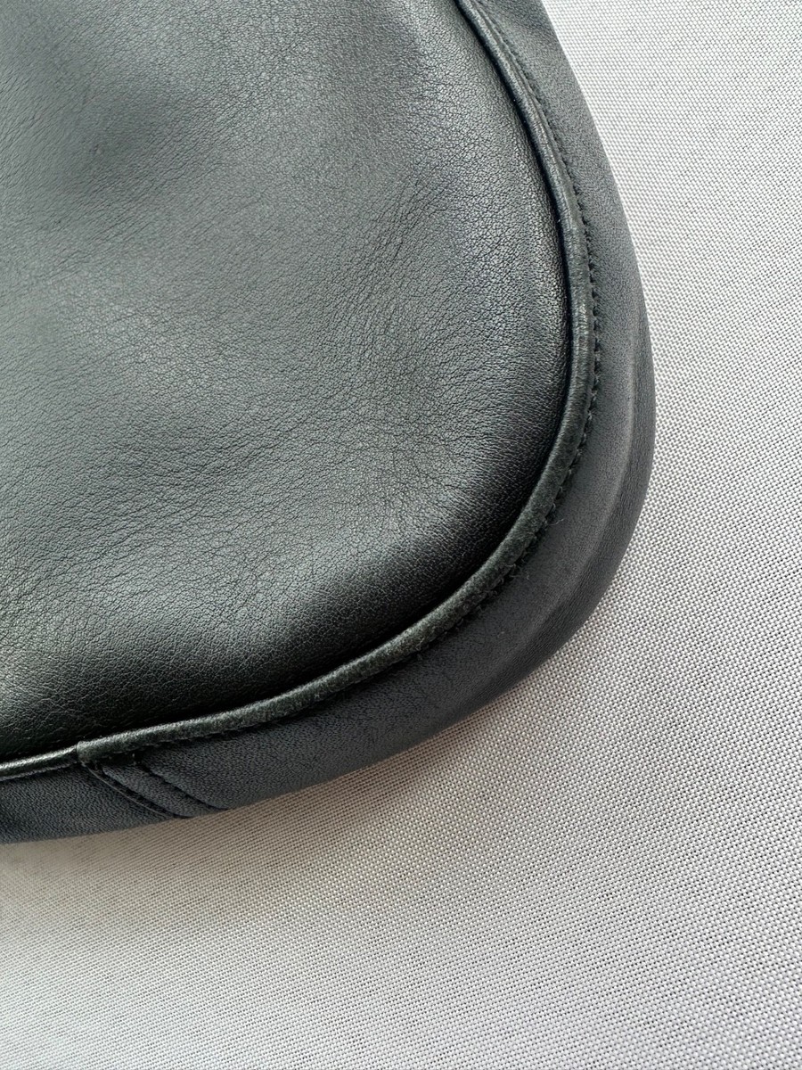 Coach 8319 British black Legacy Demi Half Moon Shoulder Bag Hobo