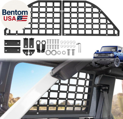 Rear Window Molle Panels Storage Panel System Compatible with for Ford Bronco 20