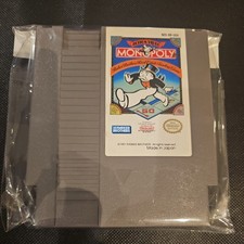 Monopoly Nintendo NES 1991 Authentic Game Cartridge Tested & Working