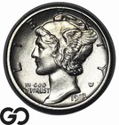 1918-S Mercury Dime, Frosty Choice Unc